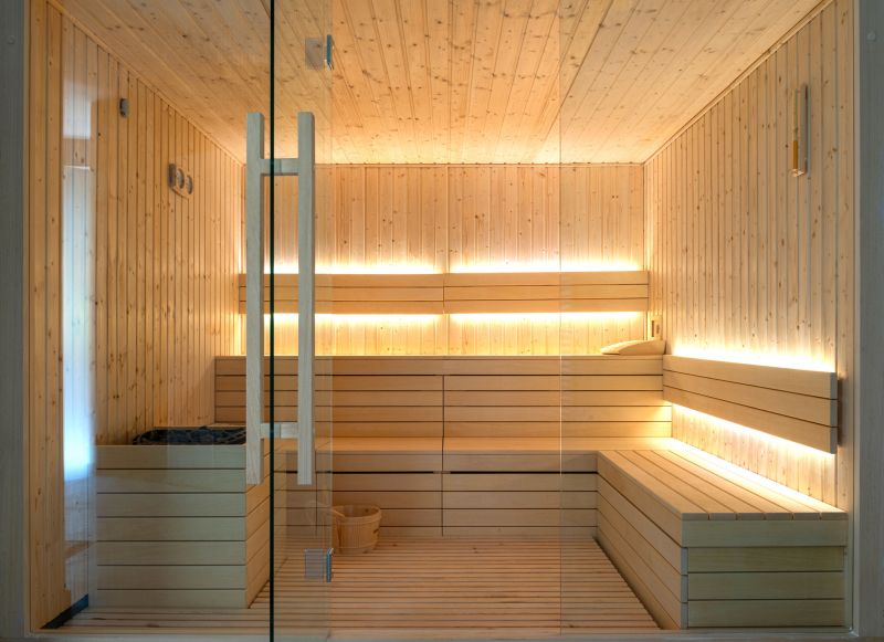 Finished Sauna Space